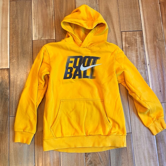 boys mustard hoodie